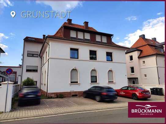 Geräumige 3-ZKB Erdgeschoss-Wohnung in absolut zentraler Lage von Grünstadt