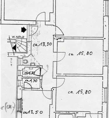 4,5 ZKB/WC Jugendstilwohnung in Augsburg