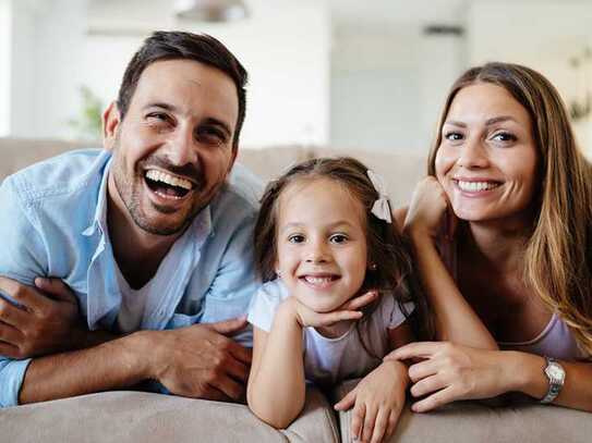 Ideale Grundrissgestaltung für Familien!