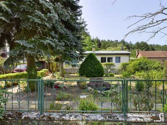 Grundstück am Waldrand mit Bestandshaus, das auch für Neubau geeignet ist