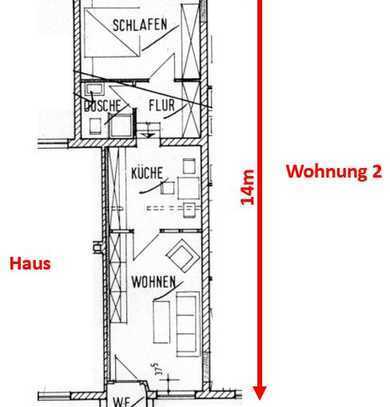 2-Zimmer-Wohnung 45qm mit Terrasse in Gifhorn