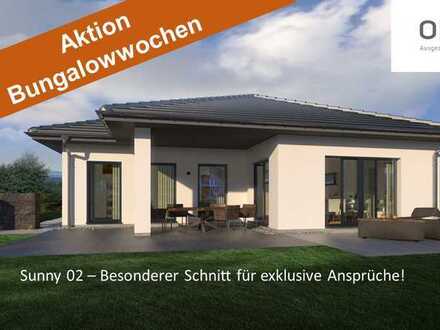 OKAL-Sunny-Winkelbungalow zzgl. JUBILÄUMSRABATT - Malervorbereitet inkl. Grundstück