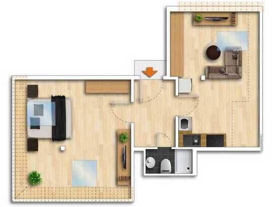 @Pendler // Zweitwohnung am Hauptbahnhof *** sofort frei ***
