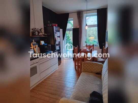 Tauschwohnung: 3-Zimmer-Wohnung zum Tausch gegen mindestens 4-Zimmer.
