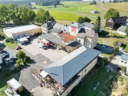 Gewerbehalle + Grundstück + Brauhaus