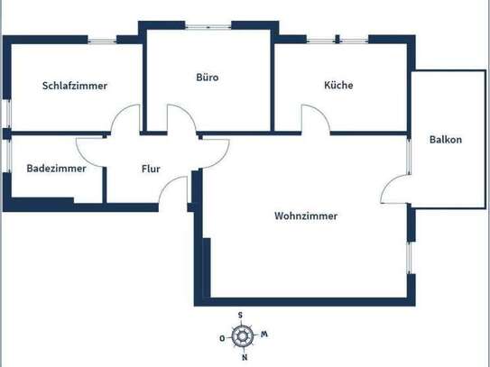 Ansprechende und gepflegte 3-Raum-Wohnung mit Balkon in Gütersloh