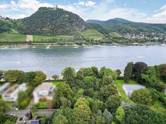 Ein Traum wird wahr - Grundstück mit Baugenehmigung in erster Rheinlage