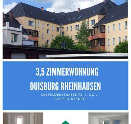 Preiswerte 3-Zimmerwohnung in Rheinhausen...