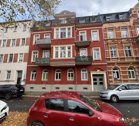 Sanierte 2-Raum-Wohnung mit Balkon und Einbauküche in Gera