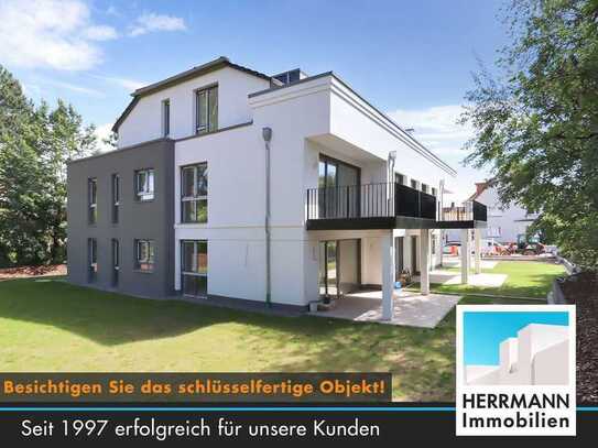 NEUBAU und schlüsselfertig: 3-Zimmer-Eigentumswohnung mit Balkon und Pkw-Stellplatz