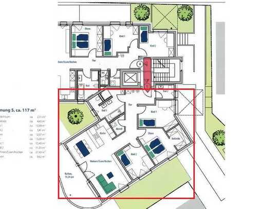 4-Zi.-Wohnung / gehobene Ausstattung / großzügige Raumaufteilung