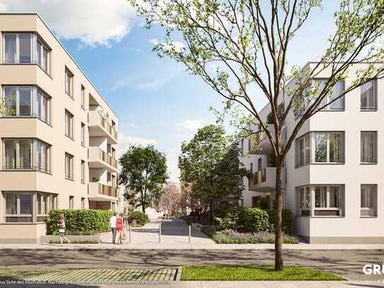 Moderne 3-Zimmer-Wohnung mit 2 Tageslichtbädern, Loggia und West-Balkon