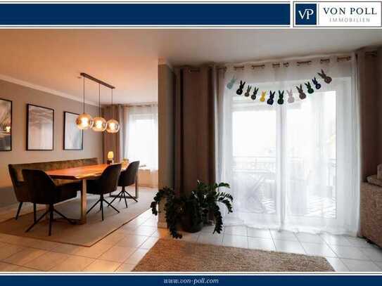 Exklusive Maisonette-Wohnung mit Balkon & Ausblick in begehrter Lage von Bruchsal