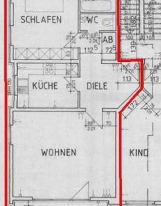 Ruhig + zentral in Bommern im 6-Parteienhaus wohnen: 1. OG, bodentiefe Fenster, Garage