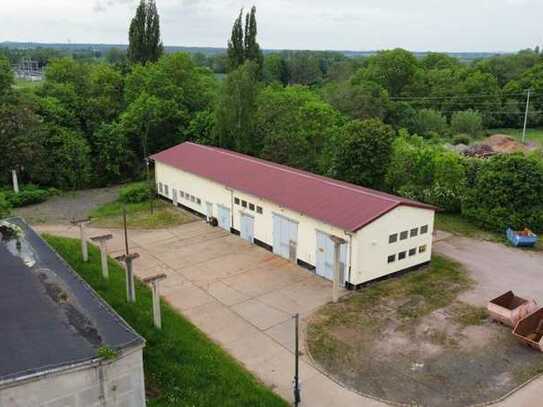 Lager / Halle optional mit Außenstellflächen im Gewerbegebiet Ohrdruf zu vermieten