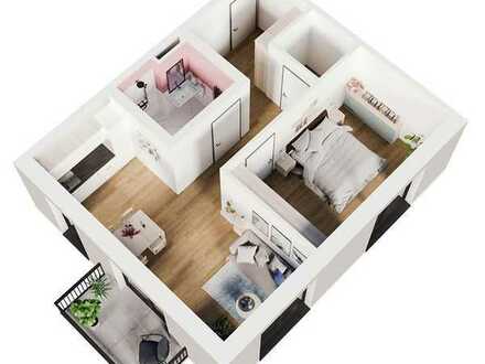 Stilvolles 2-Zimmer-Apartment für Senioren im 2.OG zu vermieten