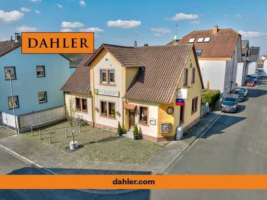 Uriges Gasthaus mit Biergarten und Betreiberwohnung – Wohnen und Arbeiten unter einem Dach
