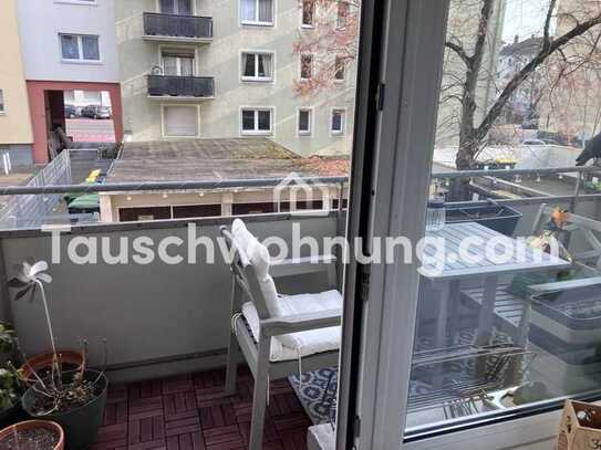 Tauschwohnung: Biete 3 ZKB mit Balkon im Nordend, suche 2 ZBK Balkon