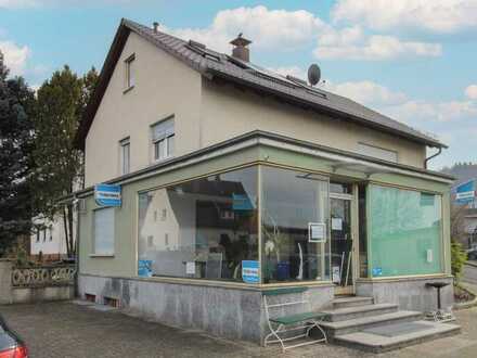 Flexibel nutzbares Wohn- und Geschäftshaus, als 1 -2 Familienhaus in zentraler Lage in Erlenbach