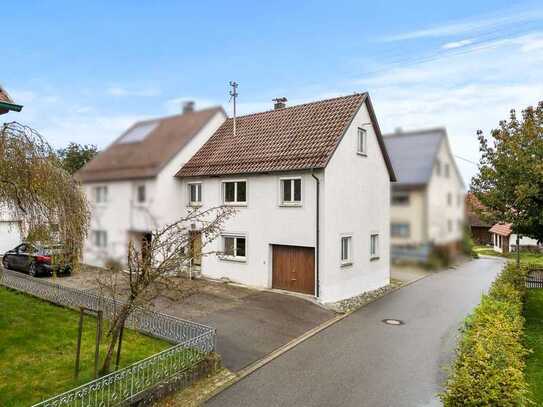 In naturnaher Lage! Kleine aber feine Doppelhaushälfte mit Gartenanteil und viel Potential