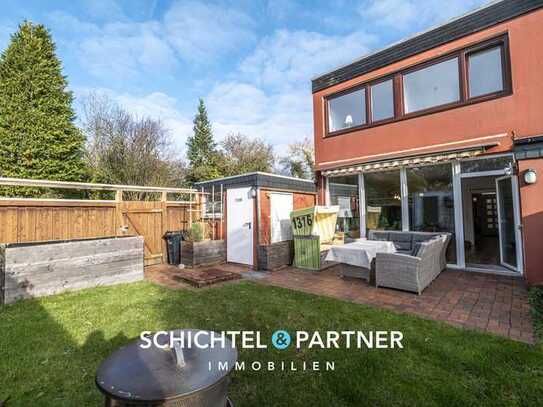 Lilienthal - Moorhausen | Charmantes Reihenendhaus mit Garten und Garage in beliebter Lage