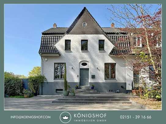 Historie trifft Moderne! Einzigartig geschmackvolles Familien-Domzil im begehrten Krefeld-Verberg