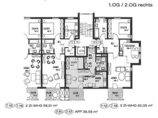 Wohnen im Paradies 39 - Wohnung Nr.7/11, 1.OG