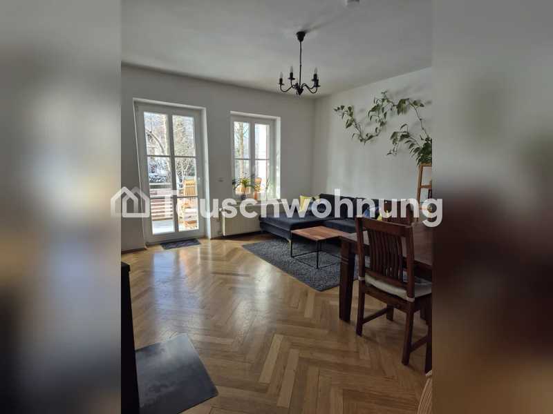 Tauschwohnung: 2,5-Zimmer, Balkon+Gemeinschaftsgarten, Kamin