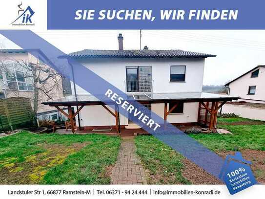 IK | Nünschweiler: Ein oder Zweifamilienhaus mit Keller und Garage, Garten