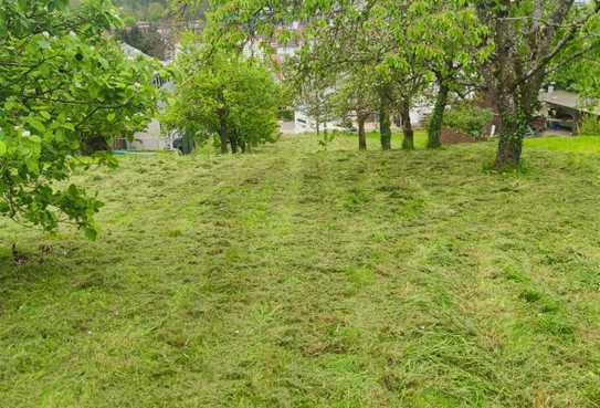 Baugrundstück in Halbhöhenlage und Zentrumsnähe