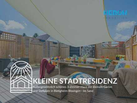 KLEINE STADTRESIDENZ - Außergewöhnlich schönes 3-Zimmer-Haus mit Garten und Stellplatz in Bietigheim