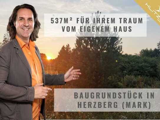 PROVISIONSFREI - 537m² Baugrundstück in Herzberg Mark