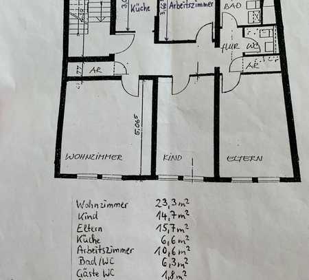 Zentrale und gut geschnittene 4 ZKB in Ettlingen Stadt