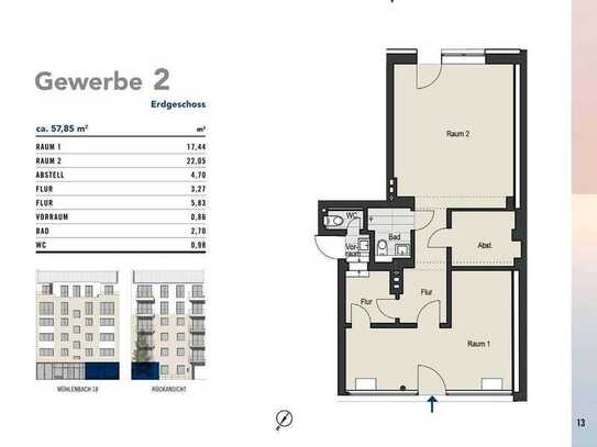 Modernes Büro im Zentrum von Köln! Mühlenbach 18, Köln - GEW 2