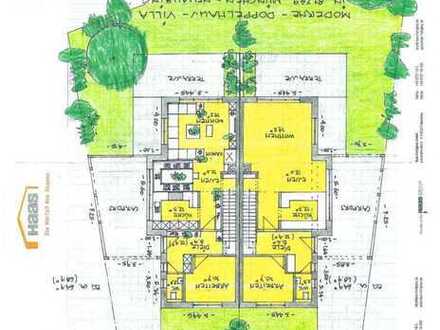 Moderne Doppelhaus- Villa in München