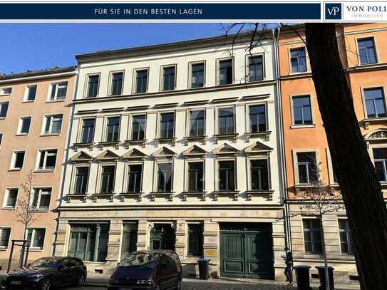 RESERVIERT: Denkmalgeschützte Maisonettewohnung mit Balkon in Dresden-Plauen