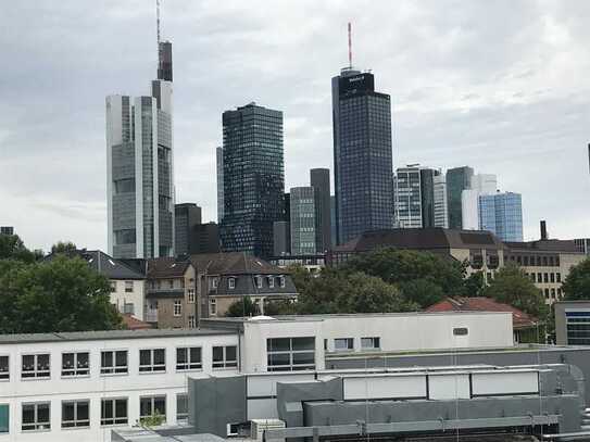 Stilvolle, möblierte, geräumige 2-Zimmer-DG-Wohnung mit Dachterrasse in Frankfurt am Main