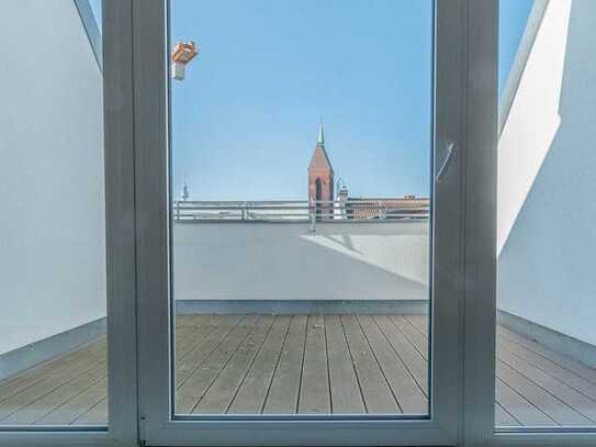 Moderne Eleganz über den Dächern: Dachterrasse und exklusiver Wohnküche!