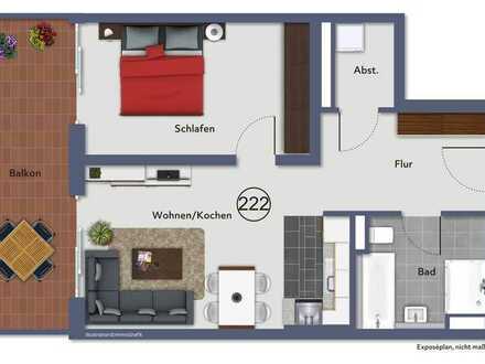 Schöne 2-Zimmer Wohnung mit Südbalkon