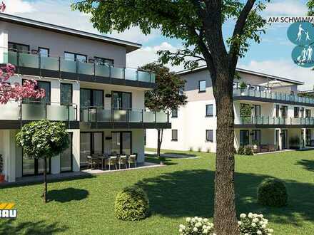Neubau Am Schwimmbad 2, Seligenstadt, 3-Zimmer Wohnung EG, Haus 3, Whg 3, mit Terrasse
