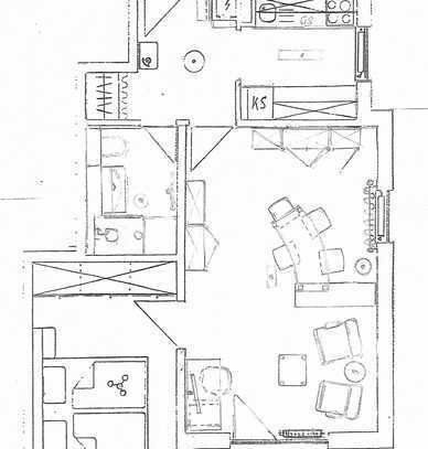 Neu möblierte 2-Zimmer-Wohnung in Höhenkirchen