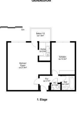 Stilvolle 2-Raum-Wohnung mit EBK in München Obermenzing