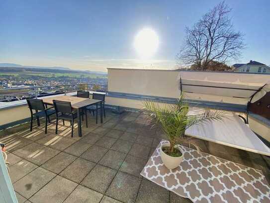 Hoch hinaus! Maisonettewohnung mit beeindruckendem Ausblick