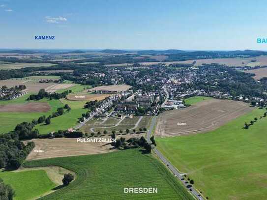 ERSCHLOSSENE, VERMESSENE, PROVISIONS- & BAUTRÄGERFREIE Grundstücke in Pulsnitz direkt vom Eigentümer