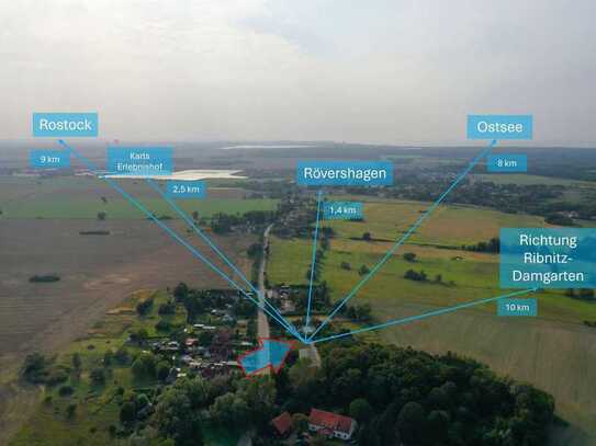 Perfekt für Wohnprojekte in idyllischer Umgebung - Rostock und ostseenah