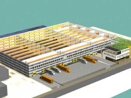 Projektierter Neubau einer Lager-und Logistikhalle in HH Billbrook