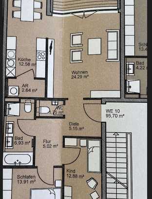 Nachmieter gesucht - schöne 3 Raum Wohnung in Gohlis