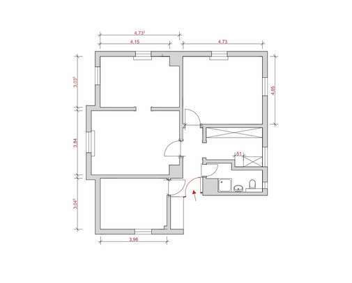 Ansprechende 4-Zimmer-Wohnung mit Einbauküche in Schwelm