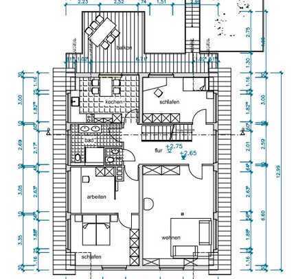 4-Raum-Wohnung mit Charakter und gehobener Innenausstattung mit Terrasse und Garten in Altenberge