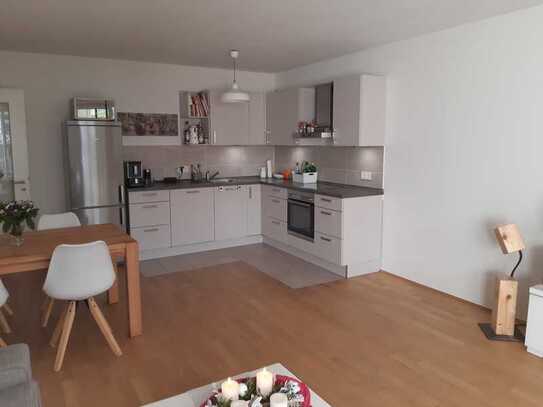 Neuwertige 3-Zimmer-Wohnung mit Terrasse, Garten und barrierefrei mit EBK in Mannheim